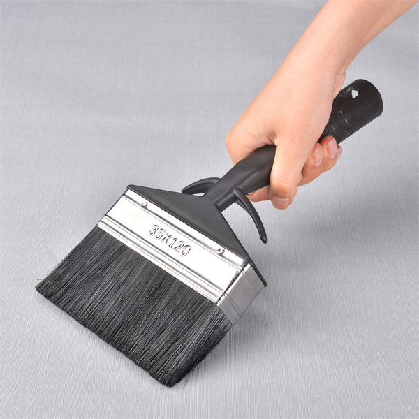 Poignée en plastique PBT noir 35x120mm sauvegarder la brosse à peinture murale d'huile